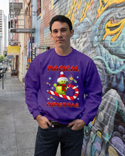 Load image into Gallery viewer, Tennis Players Magical Christmas Snowman Gift For Women Sweatshirt
