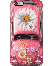 Load image into Gallery viewer, Pink Phone Case With Flowers And Butterfly Gift For Pink Lovers Phone case
