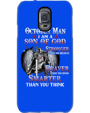 Load image into Gallery viewer, October Man Son Of God Birthday Meaningful Gift For Men Phone case

