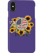 Load image into Gallery viewer, Peace Sign Sunflower Birthday Gift For Girls Phone case
