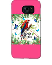 Load image into Gallery viewer, Scarlet Macaw With Butterflies I Am Always With You Gift For Lover Phone case
