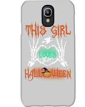 Load image into Gallery viewer, This Girl Loves Halloween Gift For Girls Phone case
