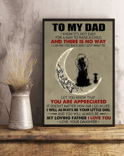 Load image into Gallery viewer, I'll Always Be Your Little Girl Gift For Dad From Daughter Vertical Poster
