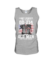Load image into Gallery viewer, I Ain't Perfect But I Do Have A DD-214 For An Old Man Trending Unisex Tank Top
