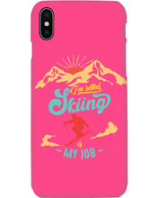 Load image into Gallery viewer, I'm Retired Skiing Is My Job Mountainous Terrain Phone case
