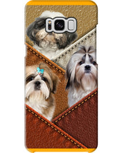 Load image into Gallery viewer, Three Cute Shih Tzu In Bag Gift For Dog Lovers Phone case
