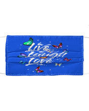 Load image into Gallery viewer, Butterfly Live Laugh Love Gift For Lover Cloth Face Mask
