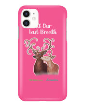 Load image into Gallery viewer, Custom Name Deers Gift For Boyfriend Till Our Last Breath Phone case
