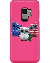 Load image into Gallery viewer, Lovely Phone Case Three Owl With US Flag Gift For Owl Lovers Phone case
