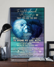 Load image into Gallery viewer, Gift For    Husband You Are The Love Of My Life Custom Design Vertical Poster
