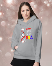 Load image into Gallery viewer, Baseball Be My DNA Gift For Sport Lovers Hoodie
