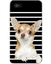 Load image into Gallery viewer, ln Chihuahua Horizontal Stripes Gift For Dog Lovers Phone case
