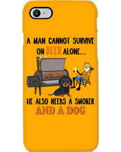 Load image into Gallery viewer, A Man Loves Beer And Dachshund Gift For Dog Lovers Phone case
