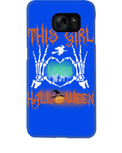 Load image into Gallery viewer, This Girl Loves Halloween Gift For Girls Phone case
