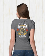 Load image into Gallery viewer, God Sent Me My Son And My Daughter Custom Design Ladies Tee
