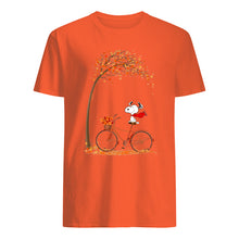 Load image into Gallery viewer, Snoopy Cartoon Movie Autumn Is Coming Gift For Fans Guys Tee
