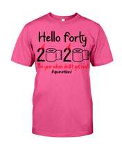 Load image into Gallery viewer, Black Phone Case Hello Forty 2020 The Year When Shit Got Real Trending Guys Tee
