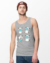 Load image into Gallery viewer, Pig Pandemic Essential Stay At Home Unique Custom Design Unisex Tank Top
