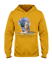 Load image into Gallery viewer, Cat With Coffee Is The Satisfaction Gift For Cat Lovers Hoodie
