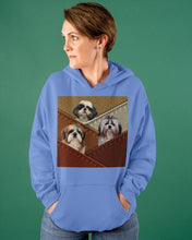 Load image into Gallery viewer, Three Cute Shih Tzu In Bag Gift For Dog Lovers Hoodie
