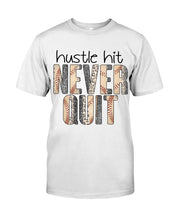 Load image into Gallery viewer, Baseball Hustle Hit Never Quit Gift For Lovers Guys Tee

