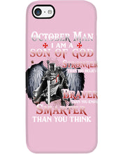 Load image into Gallery viewer, October Man Son Of God Birthday Meaningful Gift For Men Phone case
