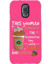 Load image into Gallery viewer, The Quarantine Time With Yarn And Coffee Gift For Women Phone case

