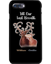 Load image into Gallery viewer, Custom Name Deers Gift For Boyfriend Till Our Last Breath Phone case
