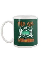 Load image into Gallery viewer, This Girl Loves Halloween Gift For Girls Mug
