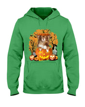 Load image into Gallery viewer, Chihuahua Book Pumpkin Halloween Gift For Dog Lovers Hoodie
