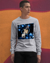 Load image into Gallery viewer, Lovely Phone Case Twinkling Blue Heart Gift For Goat Lovers Unisex Long Sleeve
