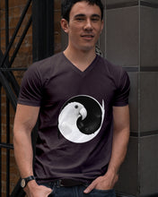Load image into Gallery viewer, Vintage Funny Parrot Yinyang Black Anf White Gift For Parrot Lovers Guys V-Neck
