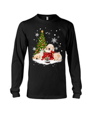 Load image into Gallery viewer, Funny Golden Retrievers Sleep In Red Boots Gift For Dog Lovers Unisex Long Sleeve
