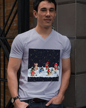 Load image into Gallery viewer, Night Christmas Chihuahua Cool Weather Gift For Dog Lovers Guys V-Neck

