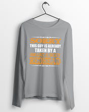 Load image into Gallery viewer, Sorry This Guy Is Already Taken By A Smart And Sexy Redhead Gift For Men Unisex Long Sleeve
