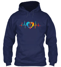 Load image into Gallery viewer, Veterinary Symbol My Heartbeat Meaningful Gift For Women Hoodie
