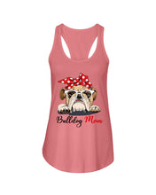 Load image into Gallery viewer, Black Phone Case Bulldog Mom Gift For Bulldog Lovers Ladies Flowy Tank
