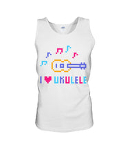 Load image into Gallery viewer, Ukulele Lovely Custom Design For Music Instrument  Lovers Unisex Tank Top
