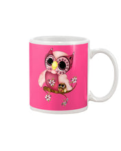 Load image into Gallery viewer, Lovely Tote Bag Owl Perchs On Branch Gift For Owl Lovers Mug
