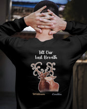 Load image into Gallery viewer, Custom Name Deers Gift For Boyfriend Till Our Last Breath Sweatshirt
