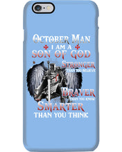 Load image into Gallery viewer, October Man Son Of God Birthday Meaningful Gift For Men Phone case
