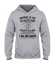 Load image into Gallery viewer, A Spoiled Wife Of An October Grumpy Old Man Birthday Meaningful Gift Hoodie
