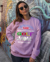 Load image into Gallery viewer, Golf Who Believes In Herself Gift For Sport Lovers Sweatshirt
