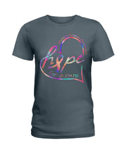 Load image into Gallery viewer, Hope For A Cure Multiple Sclerosis Awareness Ladies Tee
