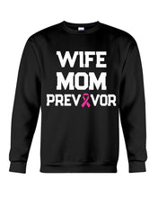Load image into Gallery viewer, Wife Mom Breast Cancer Awareness Meaningful Gift Sweatshirt
