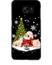Load image into Gallery viewer, Funny Golden Retrievers Sleep In Red Boots Gift For Dog Lovers Phone case
