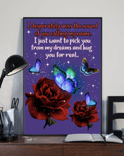Load image into Gallery viewer, Butterfly Calling My Name Gift For Lover Vertical Poster
