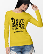 Load image into Gallery viewer, Senior 2020 The Class Of The Quarantine Unique Custom Design Unisex Long Sleeve
