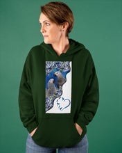 Load image into Gallery viewer, Magical Gray Couple African Parrot Gift For Bird Lovers Hoodie
