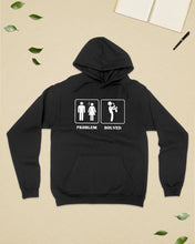 Load image into Gallery viewer, Vintage Funny Problem And Solved Gift For Saxophone Musicians Hoodie
